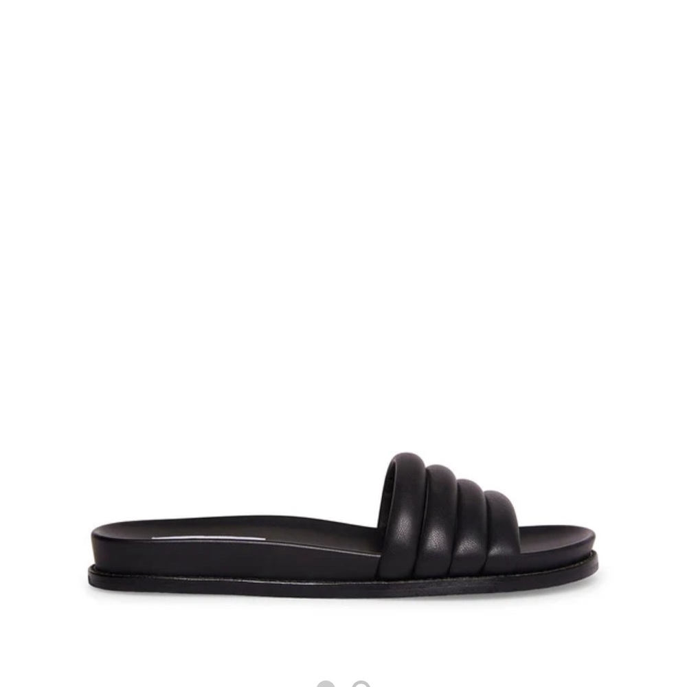 Steve Madden Black “DRIPS” Slide size 8